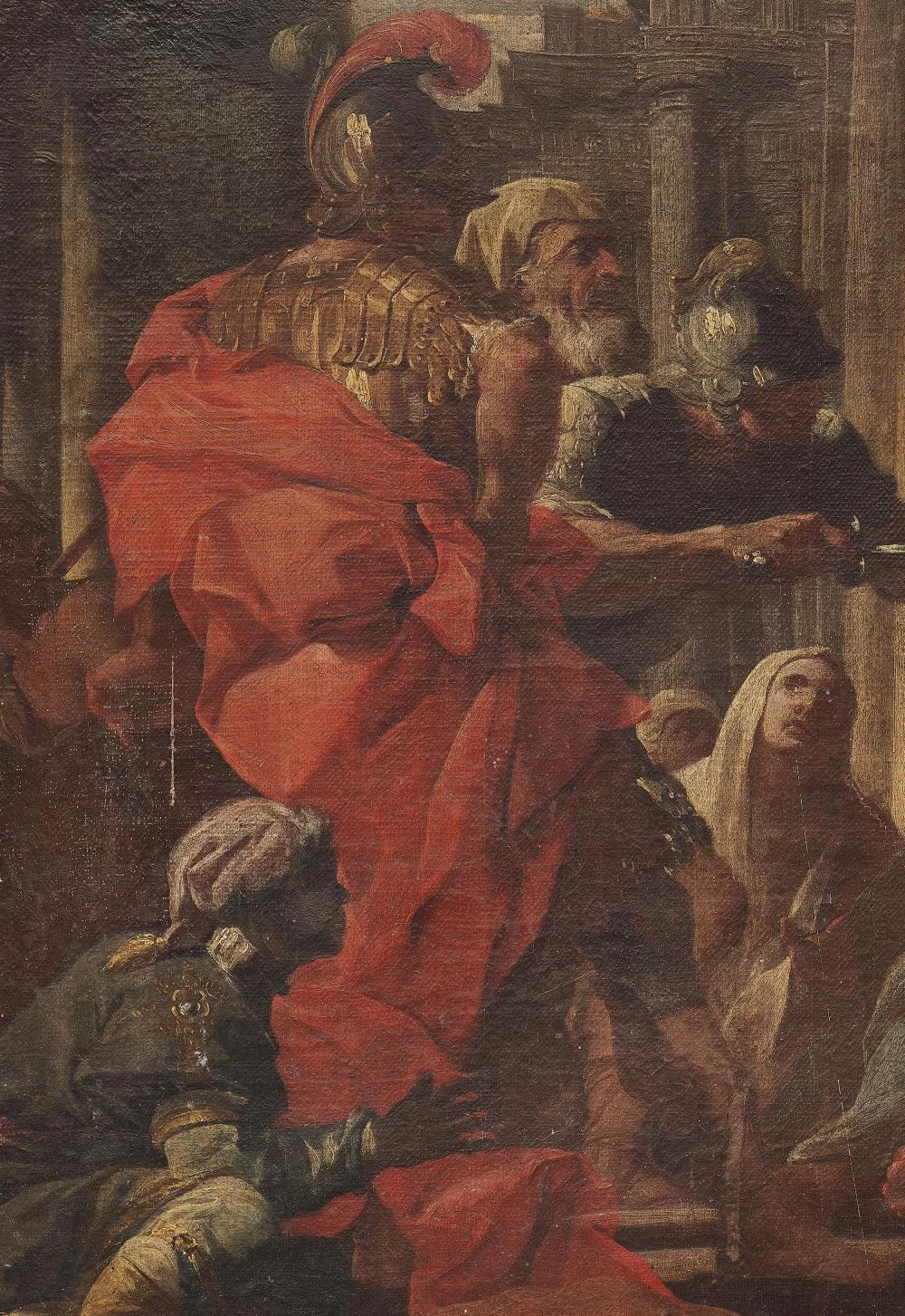 Martirio di Santa Lucia - dettaglio